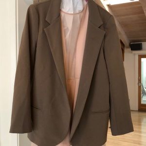 Aqua Tan/Khaki Lined Blazer